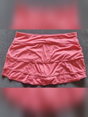 XL Coral Pink Athletic Skort